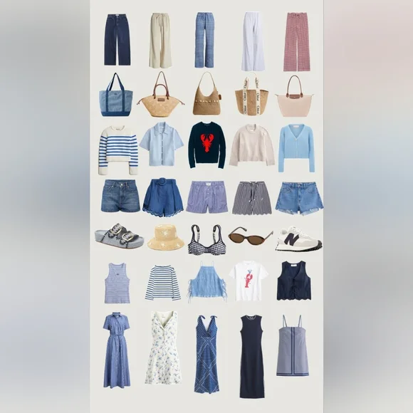 Old Navy Cream Cardigan Sweater with Navy Trim Preppy Nautical Coastal Academic - Picture 7 of 9